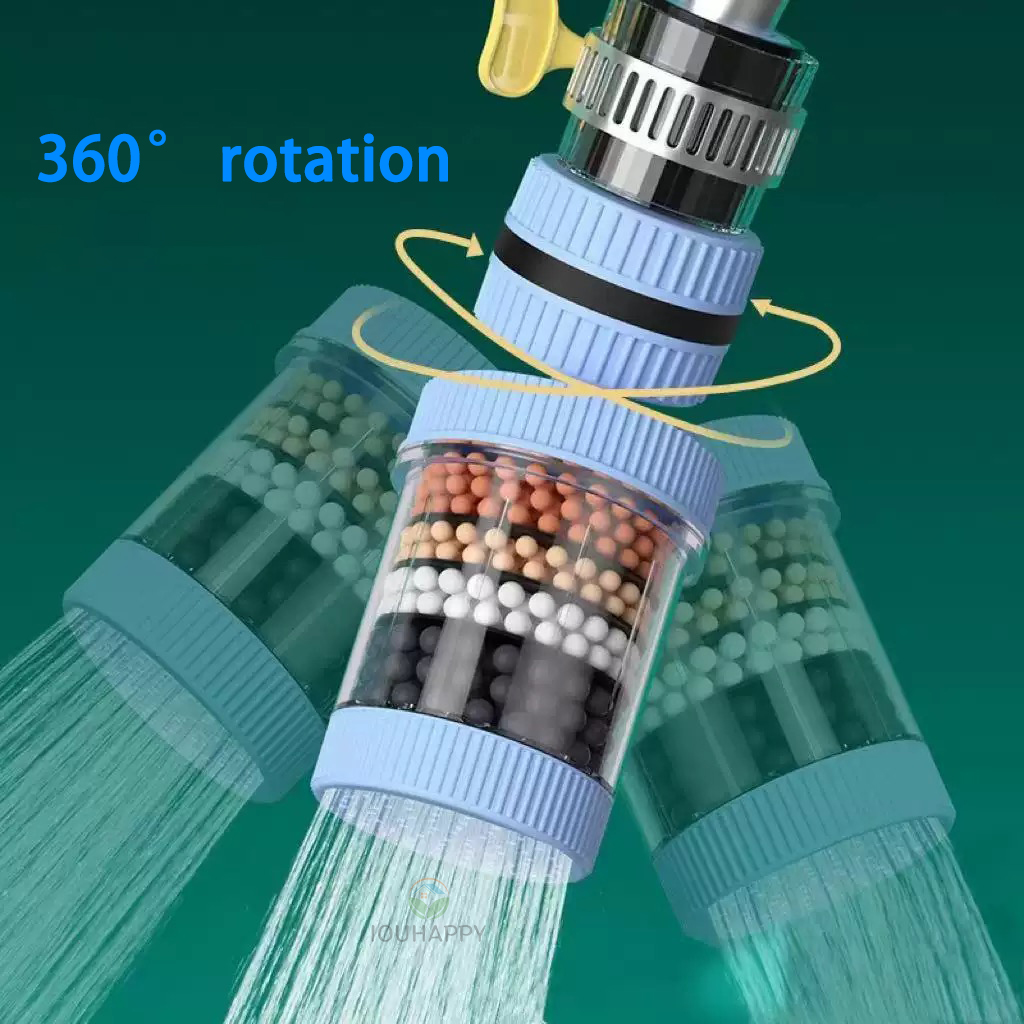 العالمي دش صنبور 6 طبقات صنبور - مراجعة Home Bathroom Water Filter وسعره