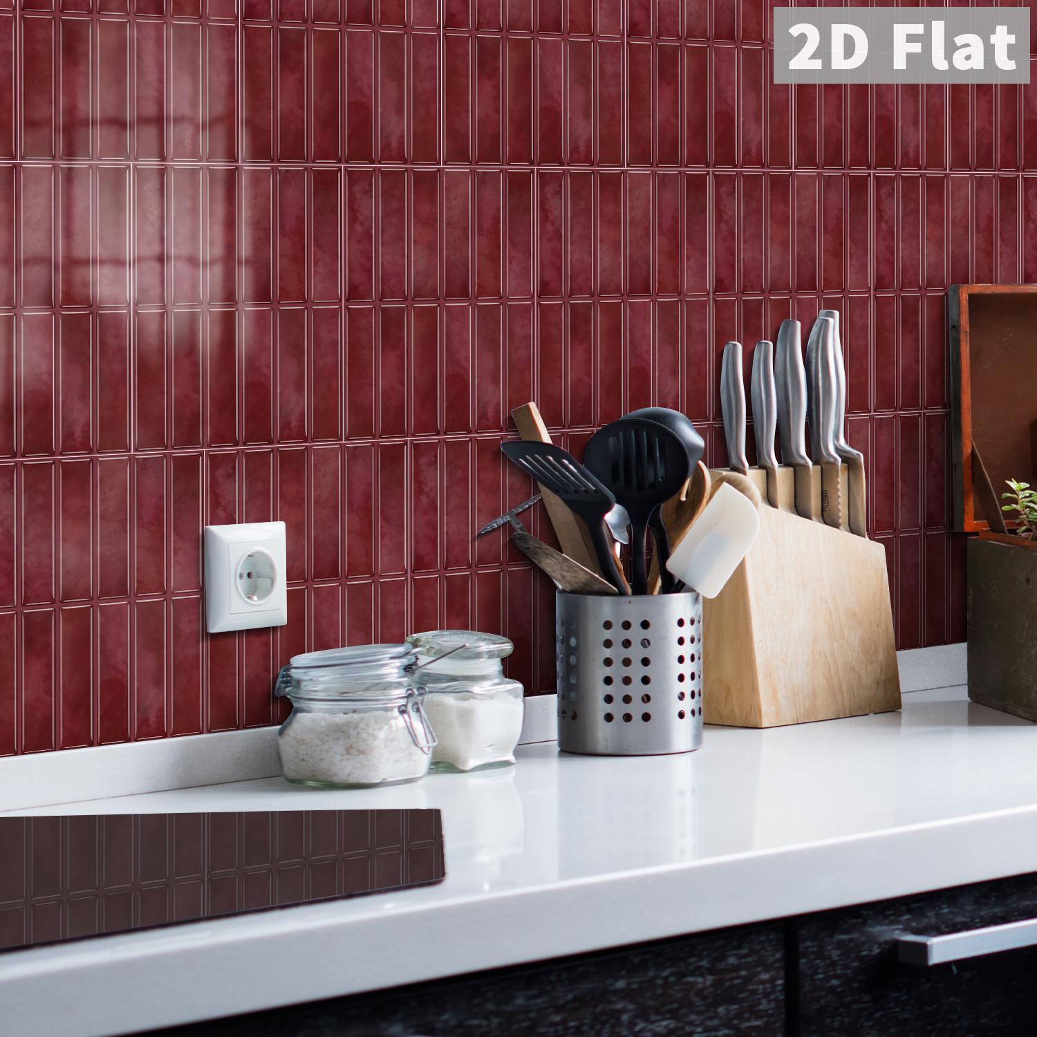14 قطعة من ملصقات البلاط ذاتية - مراجعة Home Bathroom Tiles Design وسعره