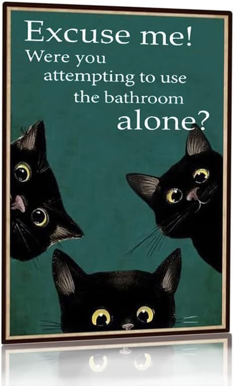 لافتة معدنية مضحكة لتزيين الحم - مراجعة Home Alone Bathroom وسعره