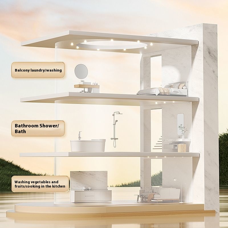رأس دش مسبق التجهيز، مجموعة دش - مراجعة Home Bathroom Water Filter وسعره