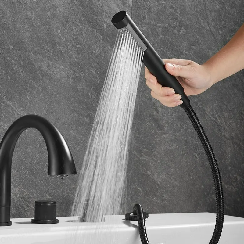 خلاط حوض استحمام نحاسي ذهبي مص - مراجعة Home Bathroom Tub وسعره