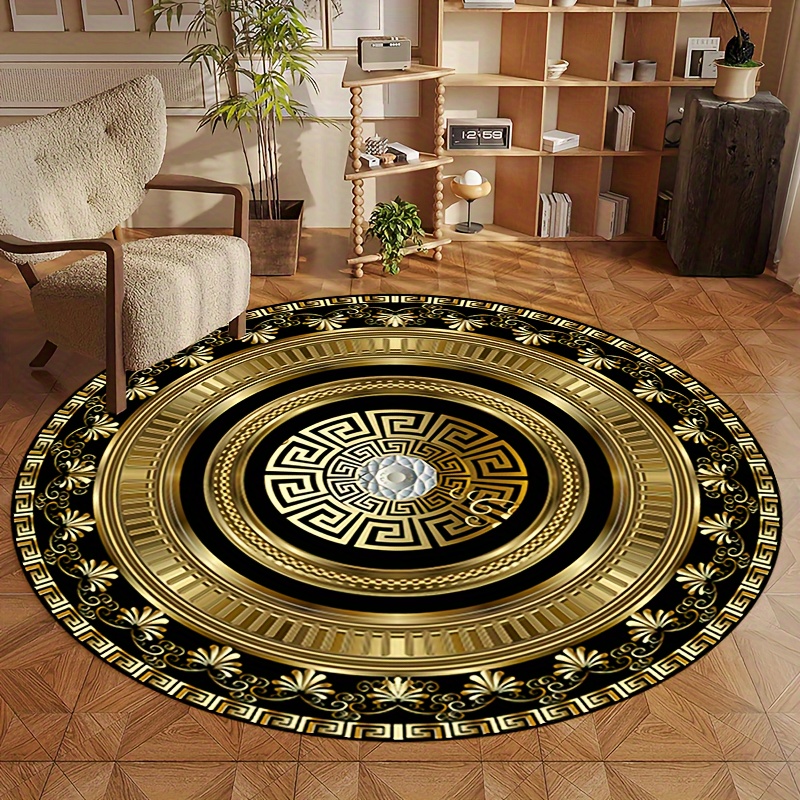 سجادة دائرية بنمط المفتاح اليو - مراجعة Home Bathroom Floor Mats وسعره