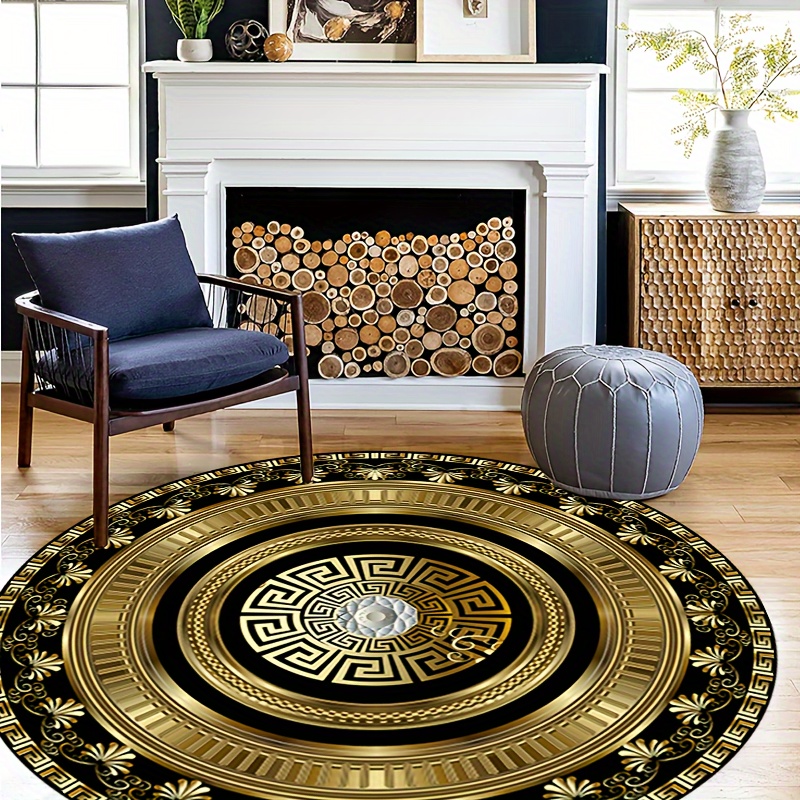 سجادة دائرية بنمط المفتاح اليو - مراجعة Home Bathroom Floor Mats وسعره