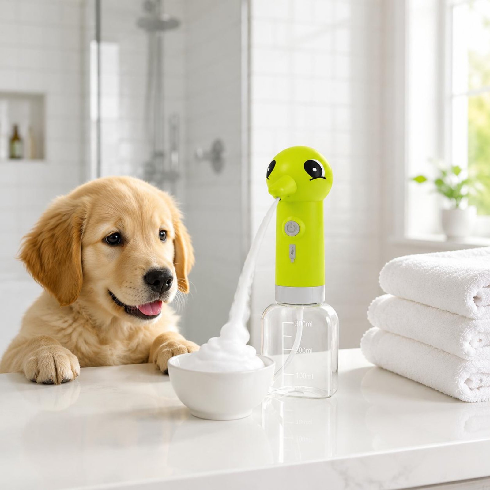 موزع رغوة استحمام الحيوانات ال - مراجعة Home Bath وسعره