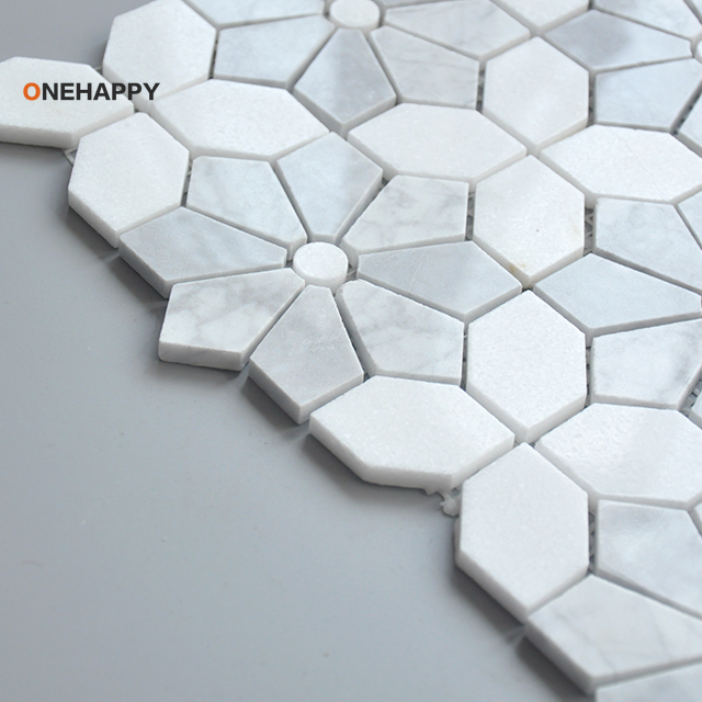 بلاط رخامي فسيفساء للمطبخ والح - مراجعة Home Bathroom Tiles Design وسعره
