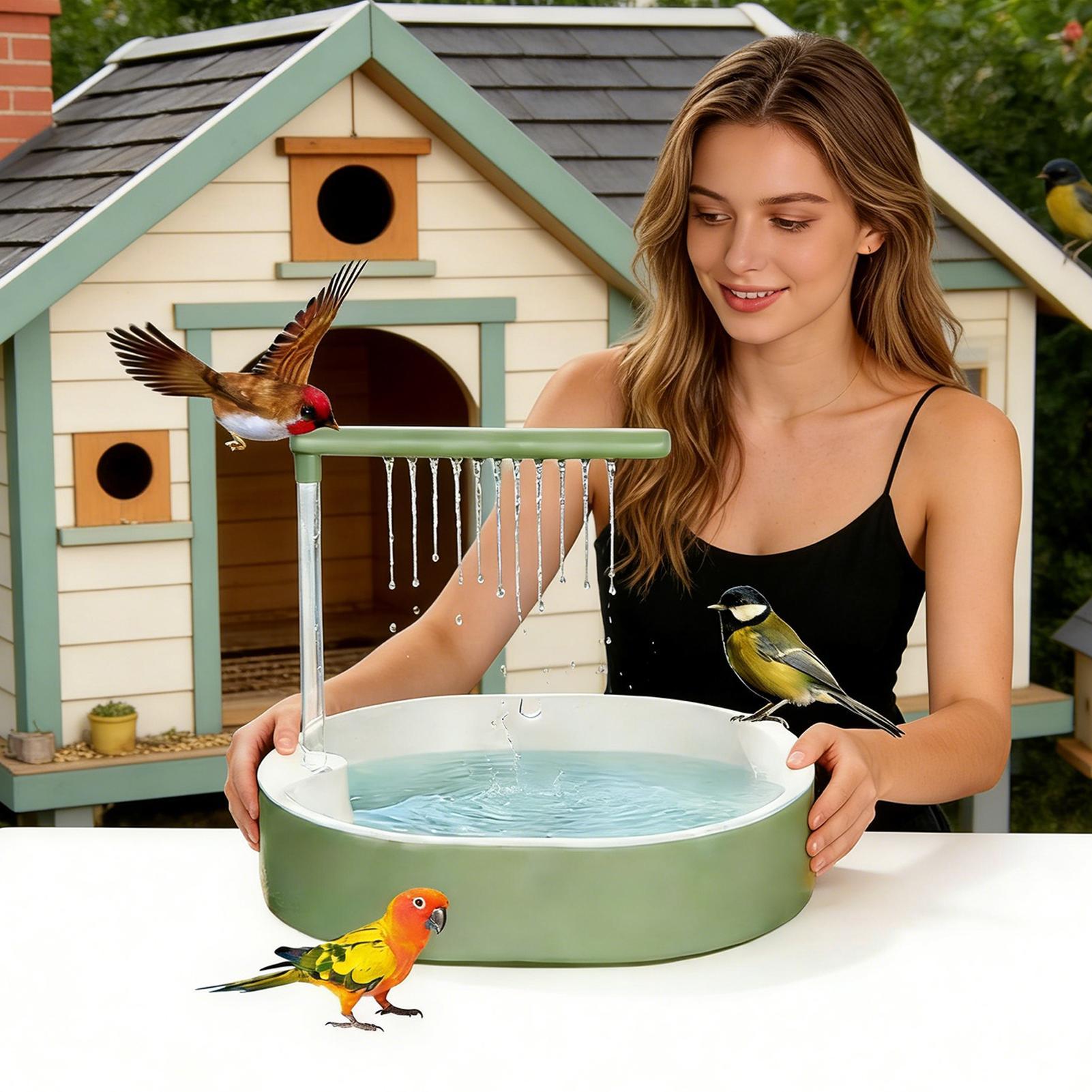 حوض استحمام للببغاء، نافورة لق - مراجعة Home Bath وسعره