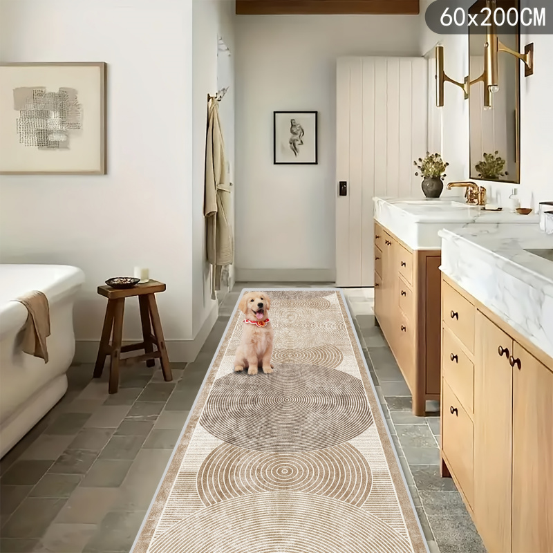 سجادة VIKAMA ذات الخطوط البسيط - مراجعة Home Bathroom Floor Mats وسعره
