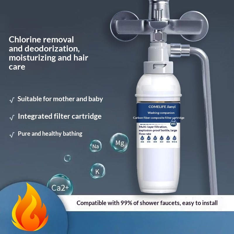 فلتر منزلي أولي للاستحمام، لرأ - مراجعة Home Bathroom Water Filter وسعره